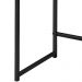 Escrivaninha F83 Madeira Taeda Castanho 80x75 cm Base Aço Preto Dmobiliario