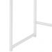 Escrivaninha F83 Madeira Taeda Mell 80x75 cm Base Aço Branco Dmobiliario