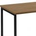 Escrivaninha F83 Madeira Taeda Mell 80x75 cm Base Aço Preto Dmobiliario