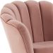 Kit 2 Poltronas Decorativas Pes Aço Dourado 7048 Veludo Rosa Dmobiliario