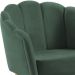 Kit 2 Poltronas Decorativas Pes Aço Dourado 7049 Veludo Verde Dmobiliario