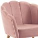 Kit 2 Poltronas Decorativas Pes Tauari 7049 Veludo Rosa Dmobiliario