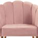 Kit 2 Poltronas Decorativas Pes Tauari 7049 Veludo Rosa Dmobiliario