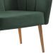 Kit 2 Poltronas Decorativas Pes Tauari 7049 Veludo Verde Dmobiliario