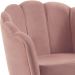 Kit Namoradeira e Poltrona Base Tauari 7049X7050 Veludo Rosa Dmobiliario