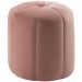 Puff Puf Para Sala P09 Veludo Rosa Dmobiliario