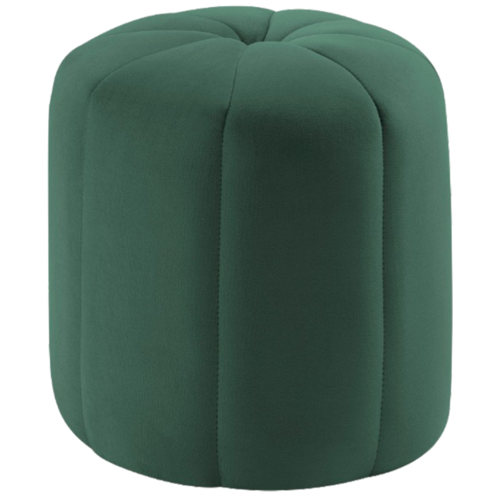 Puff Puf Para Sala P09 Veludo Verde Dmobiliario