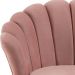 Sofa Namoradeira 2 Lug 135 cm Pes Tauari 7050 Veludo Rosa Dmobiliario