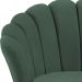 Sofa Namoradeira 2 Lug 135 cm Pes Tauari 7050 Veludo Verde Dmobiliario