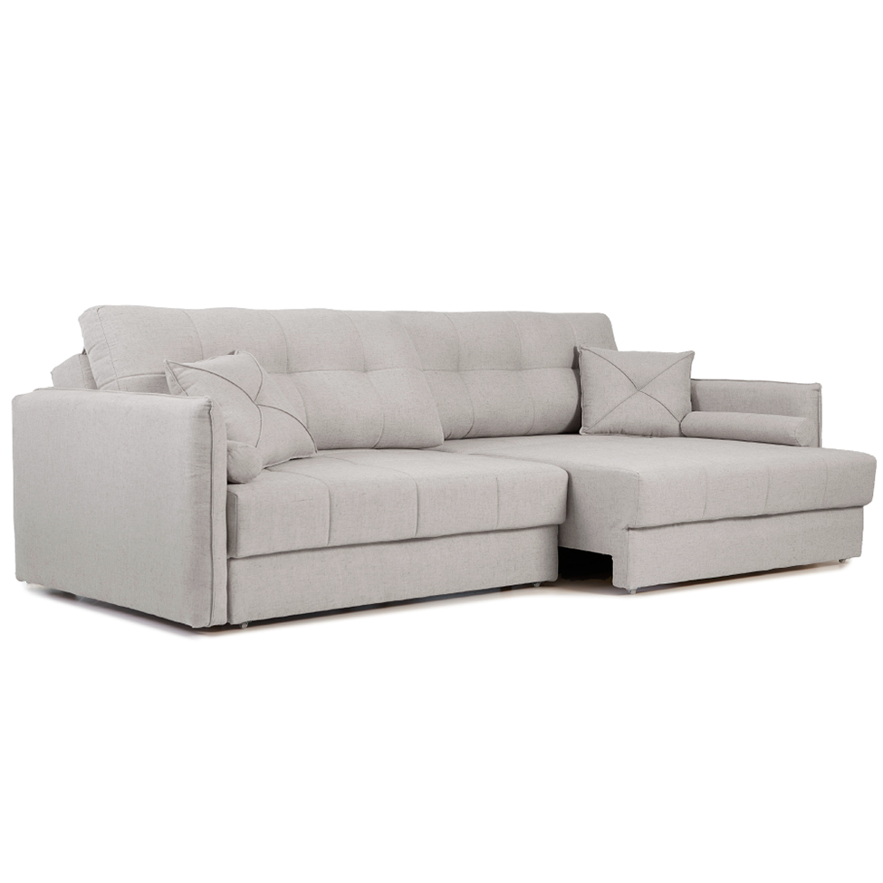 Sofá 3 Lugares Retrátil e Reclinável Prime Linho Cinza 190 cm