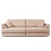 Sofá 3 Lugares Retrátil e Reclinável Prime Linho Creme 190 cm