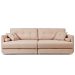 Sofá 3 Lugares Retrátil e Reclinável Prime Linho Creme 210 cm