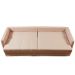 Sofá 3 Lugares Retrátil e Reclinável Prime Linho Creme 210 cm