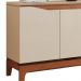 Balcao Buffet 3 Portas 136 cm Joile Freijo Off White DJ MOVEIS