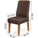 Conj Sala Jantar 170x90 Freijo Off White Veludo Moca DJ Moveis