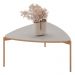 Mesa De Centro Lina 77 cm Pes Metal Bali Dourado DJ MOVEIS