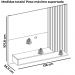 Painel Para Tv 50 Pol 136 cm Nando Cedro Bali Dj Moveis