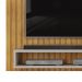 Painel Para Tv 55 Pol Ripado 134 cm Ripe Cedro Bali Dj Moveis