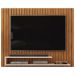 Painel Para Tv 55 Pol Ripado 134 cm Ripe Freijo Off White Dj Moveis