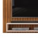 Painel Para Tv 55 Pol Ripado 134 cm Ripe Freijo Off White Dj Moveis