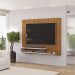 Painel Para Tv 55 Pol Ripado 134 cm Ripe Freijo Off White Dj Moveis