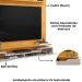 Painel Para Tv 60 Pol 2 Portas 160 cm Levi Cedro Bali Dj Moveis