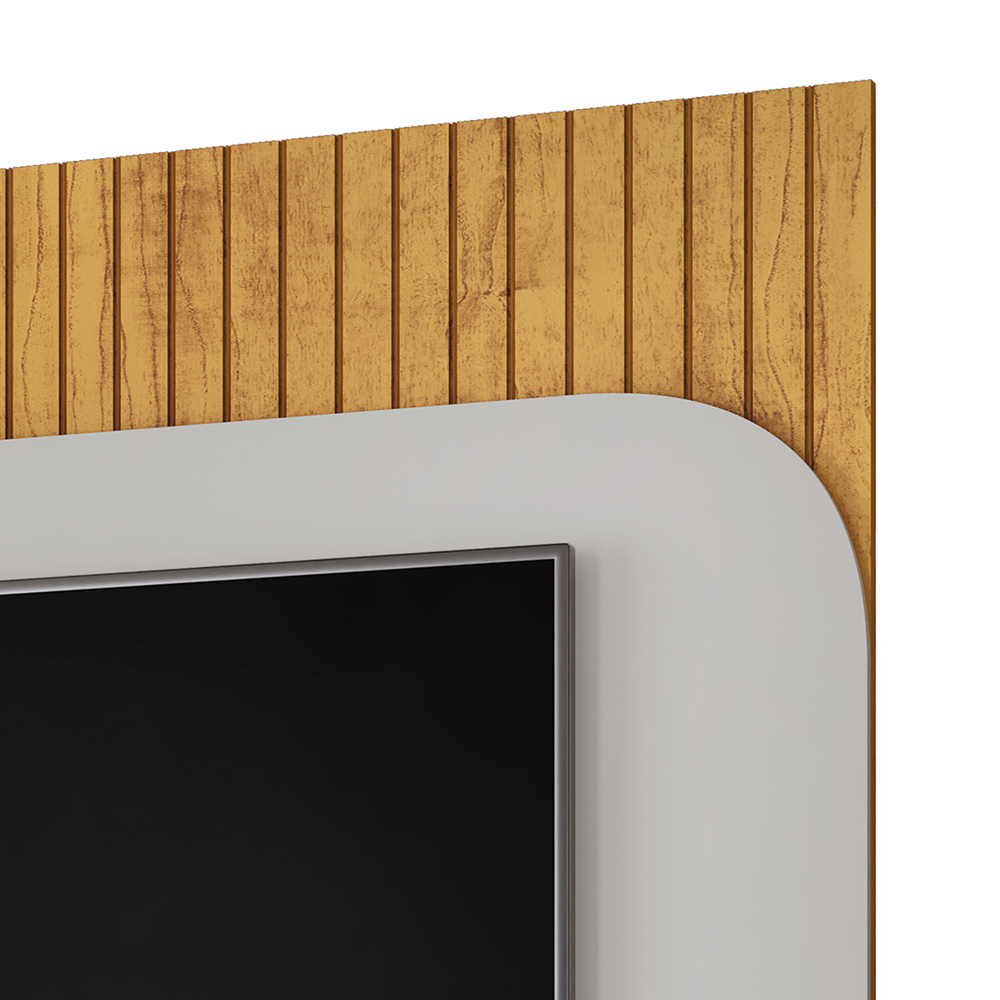 Painel Para Tv 65 Pol 1 Porta 150 cm Tom Cedro Bali Dj Moveis
