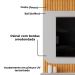 Painel Para Tv 65 Pol 1 Porta 150 cm Tom Cedro Bali Dj Moveis