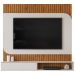 Painel Para Tv 65 Pol 1 Porta 150 cm Tom Freijo Off White Dj Moveis