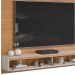 Painel Suspenso TV 60 Pol 160 cm 27111 Carv Nobre Griz DJ Moveis