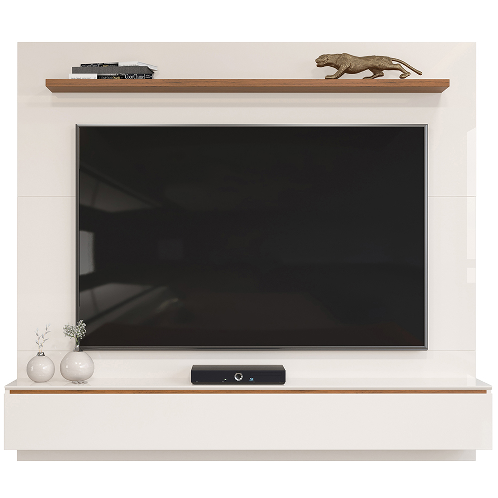 Painel Suspenso TV 60 Pol 160 cm 27111 Off White Freijo DJ Moveis