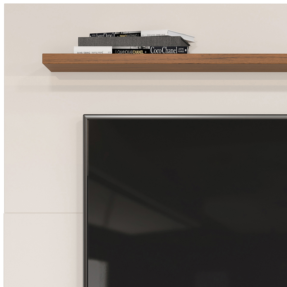 Painel Suspenso TV 60 Pol 160 cm 27111 Off White Freijo DJ Moveis