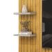 Painel Suspenso Tv 60 Pol 179 cm Friz Cedro Bali Dj Moveis