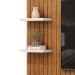 Painel Suspenso Tv 60 Pol 179 cm Friz Freijó Off White Dj Moveis