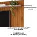 Painel Suspenso Tv 70 Pol 193 cm Rio Freijo Off White DJ Moveis