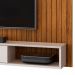 Painel Suspenso Tv 70 Pol 193 cm Rio Freijo Off White DJ Moveis