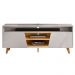 Rack Bancada Tv 60 Pol 150 cm Lana Bali Cedro Dj Moveis