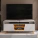 Rack Bancada Tv 60 Pol 150 cm Lana Bali Cedro Dj Moveis