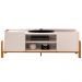 Rack Bancada Tv 65 Pol 180 cm Cher Off White Cedro Dj Moveis