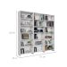 Conjunto com 3 Estantes Madalena Branco