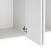 Conjunto de Mesa Dobrável com 2 Bancos Bayle Branco