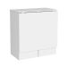 Conjunto de Mesa Dobrável com 2 Bancos Bayle Branco