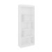 Conjunto de Mesa de Escritório Marselha com Estante Hunt Branco