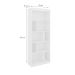 Conjunto de Mesa de Escritório Marselha com Estante Hunt Branco
