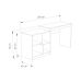 Conjunto de Mesa de Escritório Montpellier com Estante Hunt Castanho