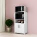 Gabinete para Microondas Laura 2 Portas Branco