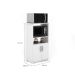 Gabinete para Microondas Laura 2 Portas Branco