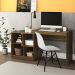 Mesa de Escitório Multifuncional Montpellier Castanho