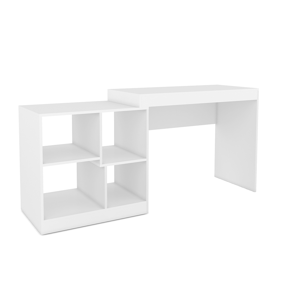 Mesa de Escritório Multifuncional Montpellier Branca