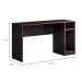 Mesa Gamer Motion Preta e Vermelha